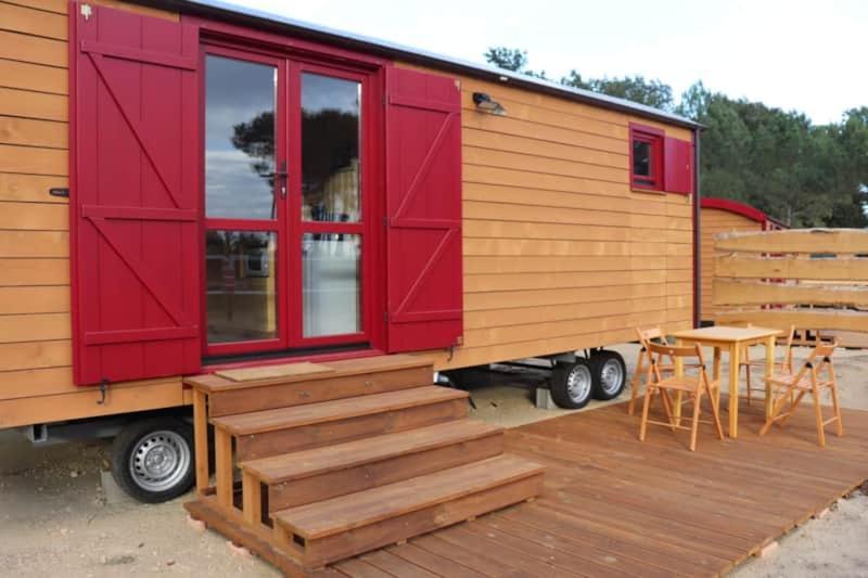 Hotel Roulottes Cocooning Au Coeur Des Landes Mées Zewnętrze zdjęcie